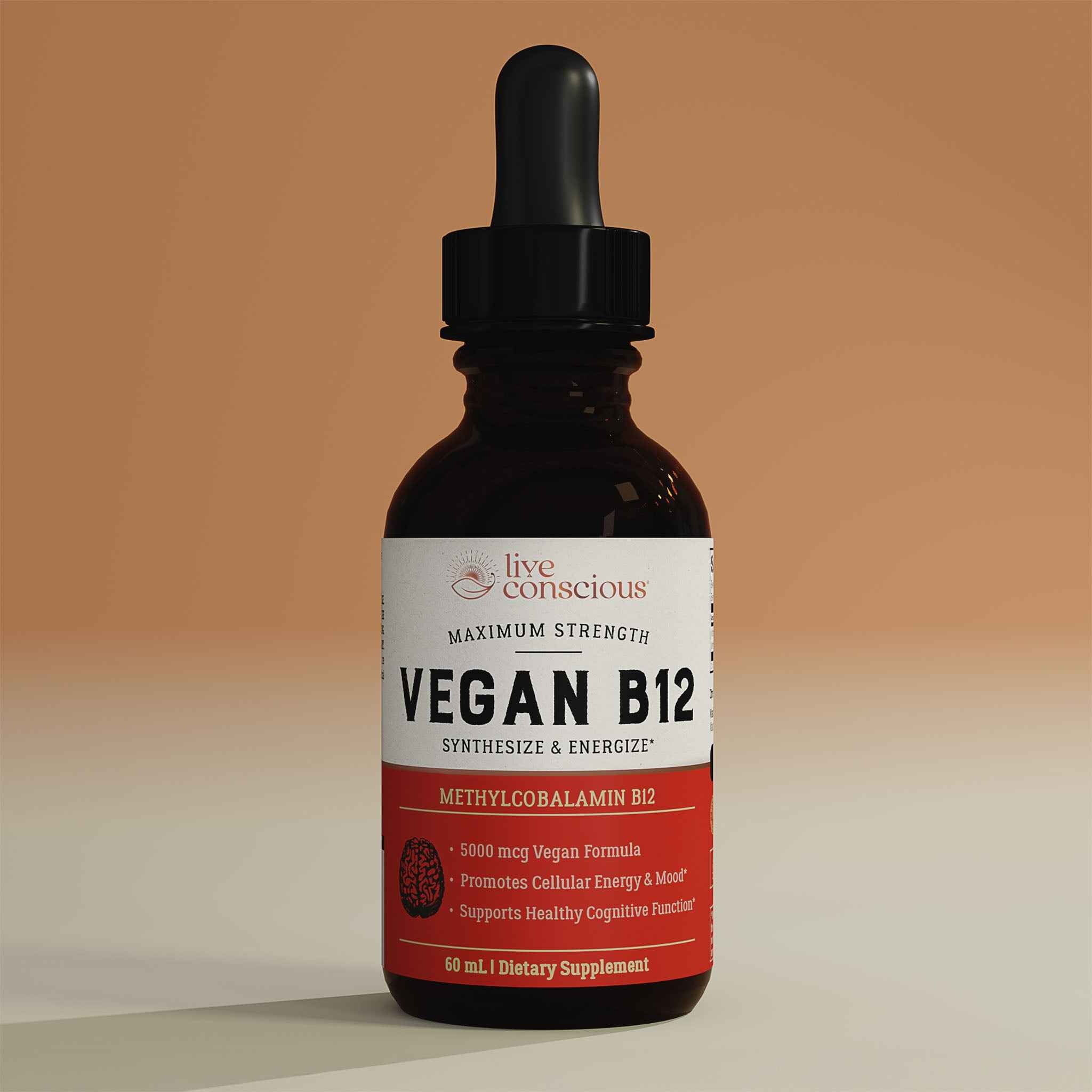 Vegan B12: High Potency Methylcobalamin for Energy & Focus | Live Conscious We Live Conscious Vegan B12: High Potency Methylcobalamin for Energy & Focus | Live Conscious We Live Conscious