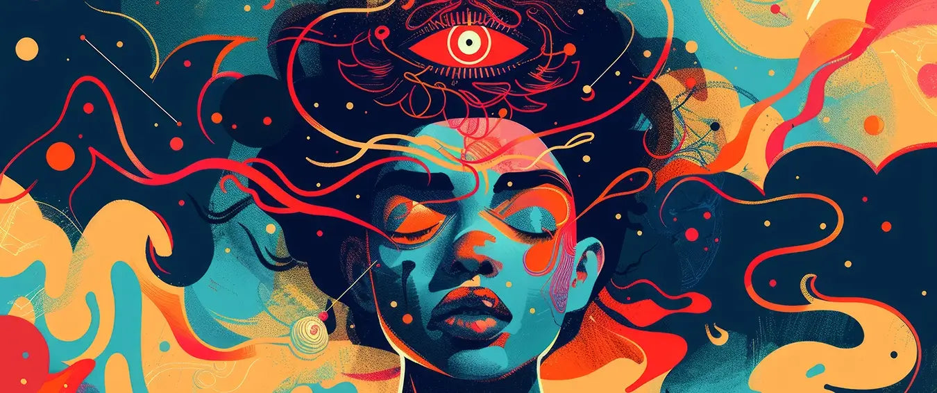 third eye intuition illustration