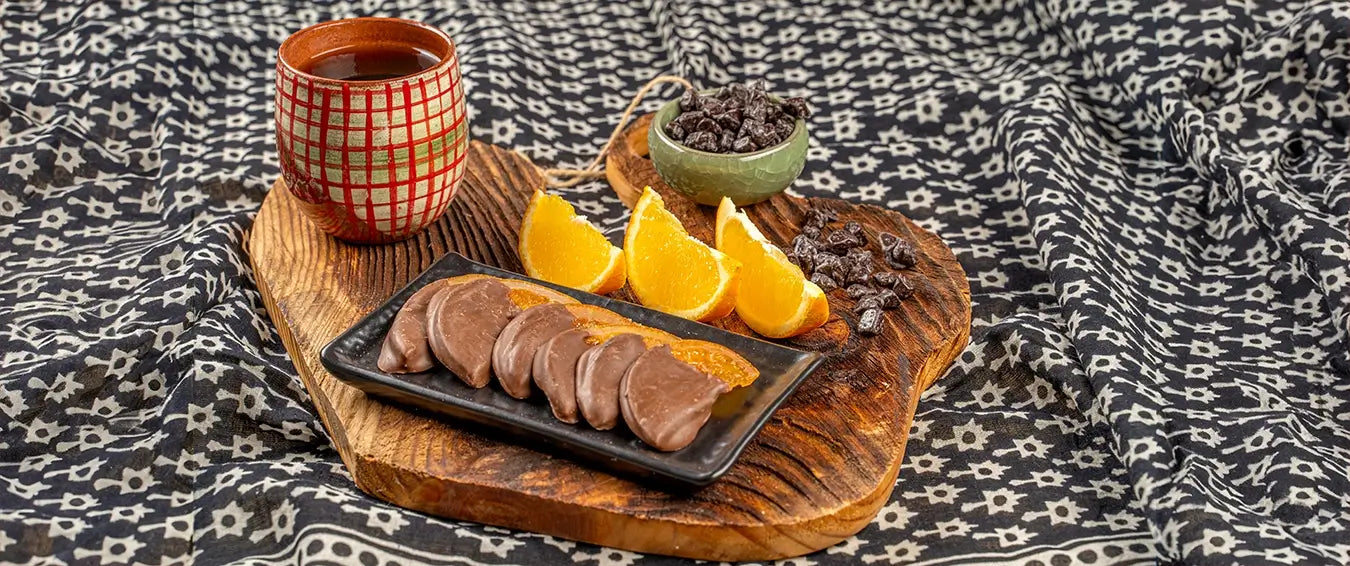 chocolate-dipped orange slices