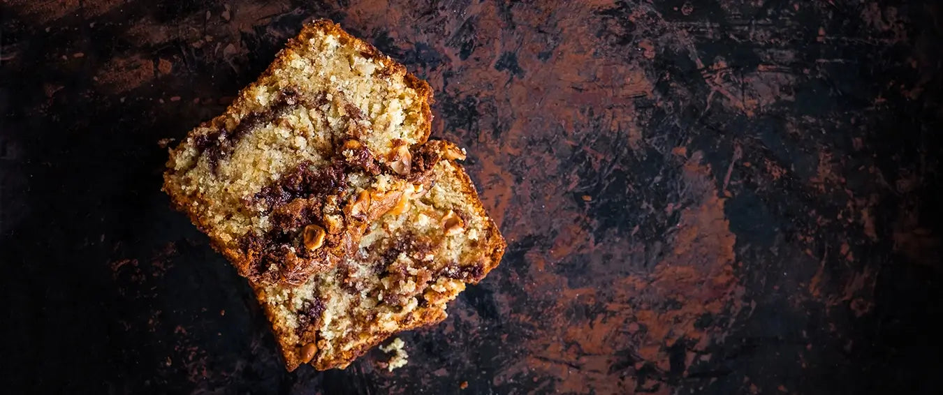 cinnamon swirl collagen banana bread