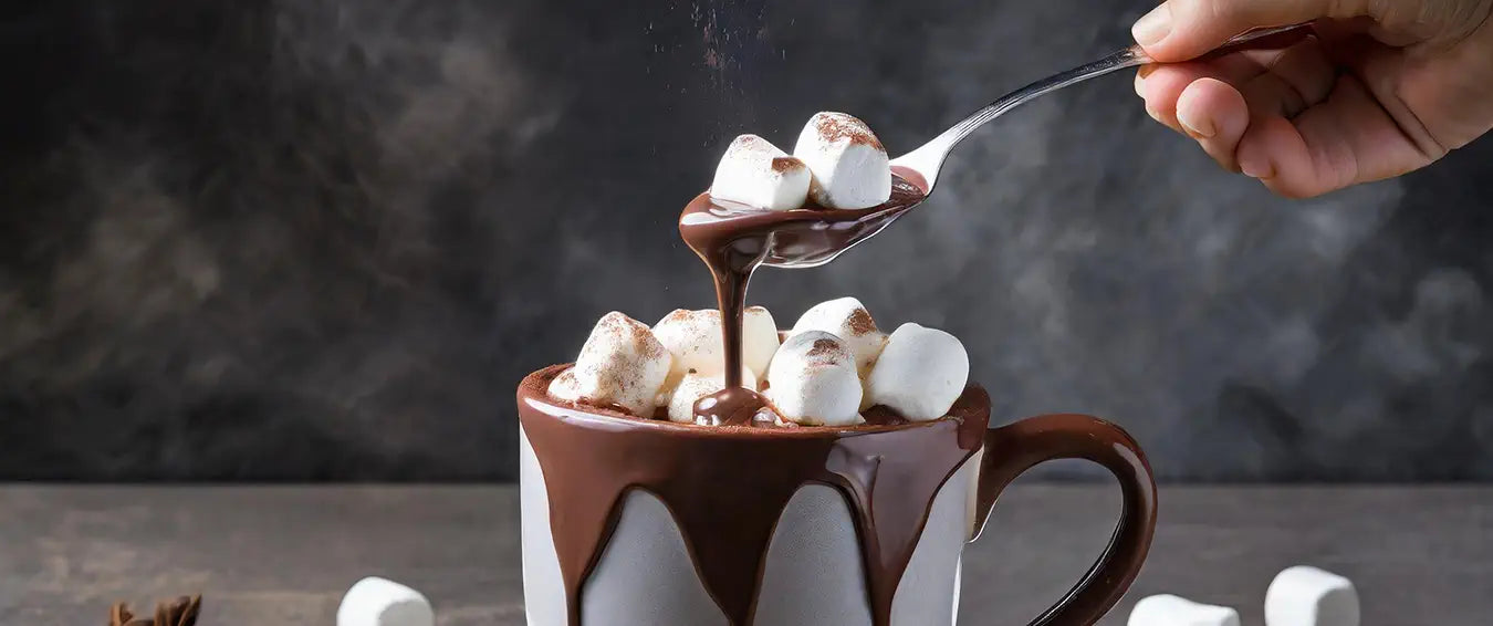 hot chocolate with marshmallows