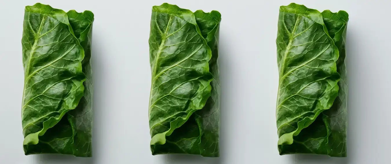 large green leaf food wrap