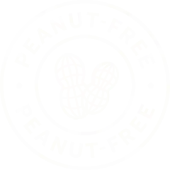 white peanut-free seal