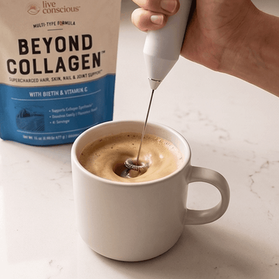 Step 3: Thoroughly mix with a spoon, whisk, or frother