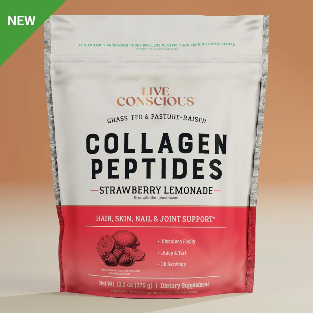 Collagen Peptides Strawberry Lemonade